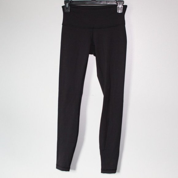 Lululemon Wunder Under Low-Rise Tight Full-On Luon 28" Black Size 4 H13796 - Picture 6 of 12